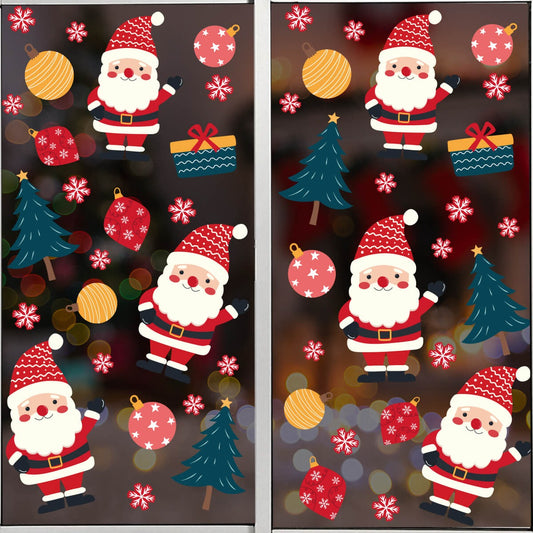 Vinil Electro estático para ventana Luces para Santa