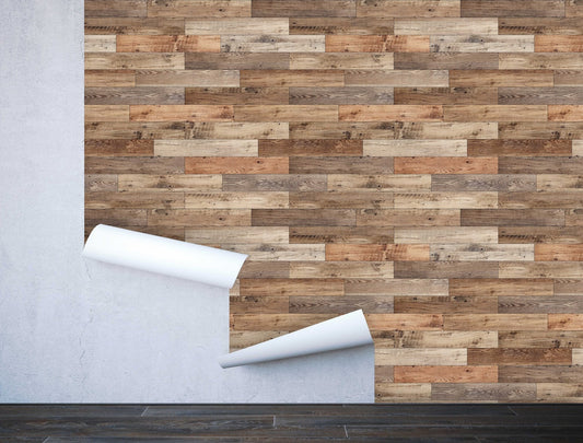 Papel para paredes Tablones de Madera