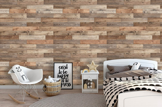 Papel para paredes Tablones de Madera