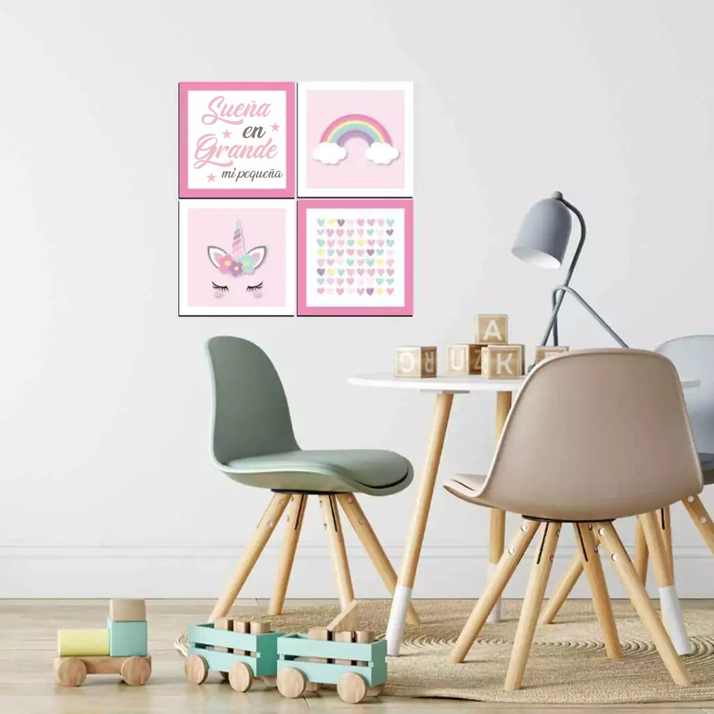 Combo de unicornio arcoiris