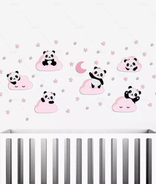 Combo de oso panda rosa