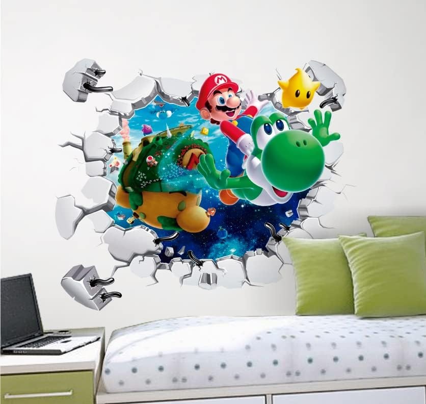 Vinilos decorativos Adhesivos infantiles de Pared mario bros 14 niño (0062)