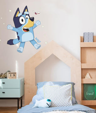 Vinilos decorativos Adhesivos infantiles de Pared Bluey Familia 3
