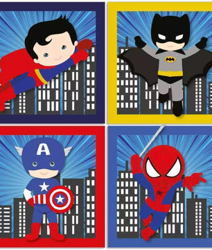 Combo de Superhéroes para bebé