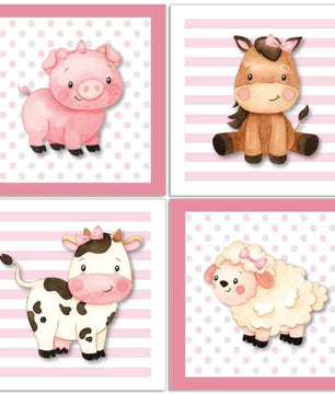 Combo granja rosa
