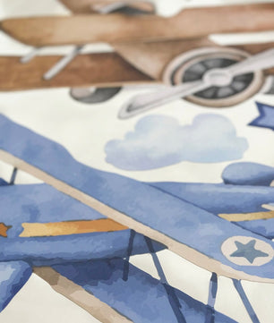 Aviones azules
