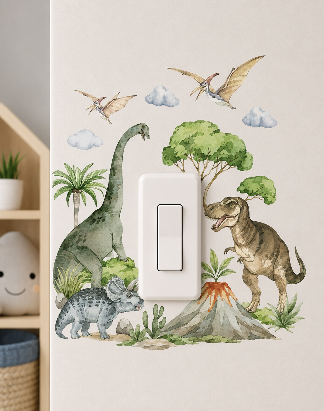 vinilo para apagadores dinosaurios jurasicos