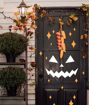 Vinilo para puerta Hallowen Cara espeluznante
