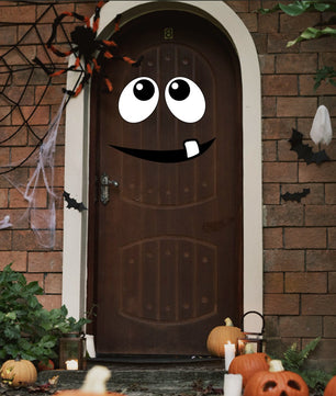 Vinilo para puerta Hallowen Monstruo