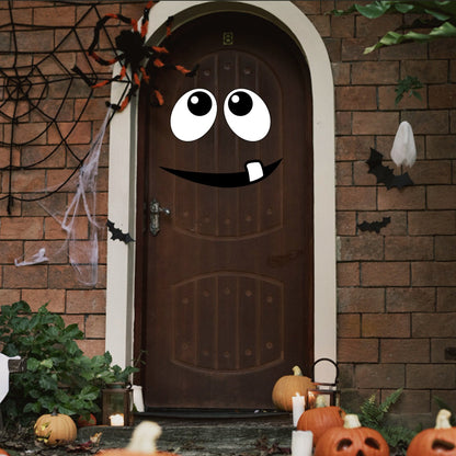 Vinilo para puerta Hallowen Monstruo