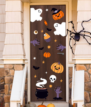 Vinilo para puerta Hallowen Noche de Hechizos