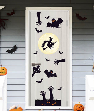 Vinilo para puerta Hallowen Noche de Brujas