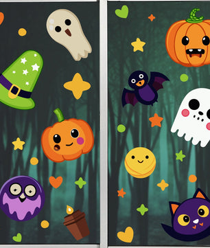 Vinil Electro estático para ventanas Halloween Tierno