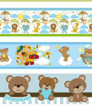 Cenefa infantil adhesiva para niños
