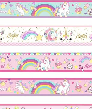 Cenefa infantil adhesiva para niñas