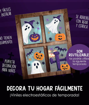 Vinil Electro estático para ventanas Cementerio Encantado