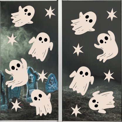Vinil Electro estático para ventanas Fantasmas