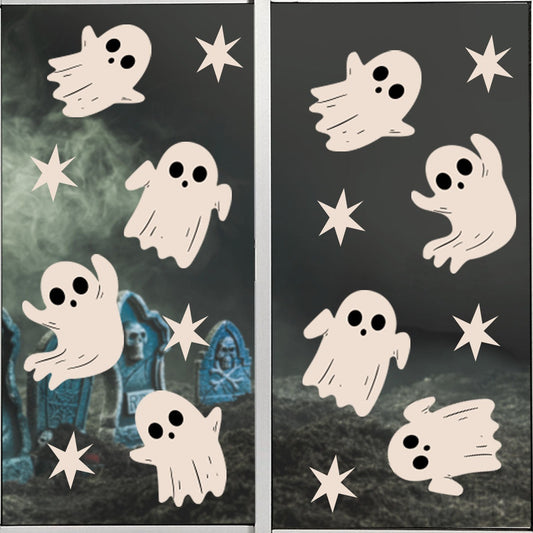 Vinil Electro estático para ventanas Fantasmas