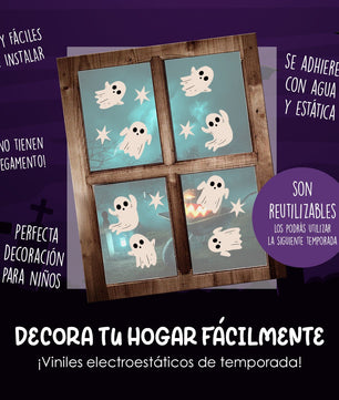 Vinil Electro estático para ventanas Fantasmas
