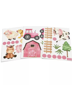 Combo granja rosa