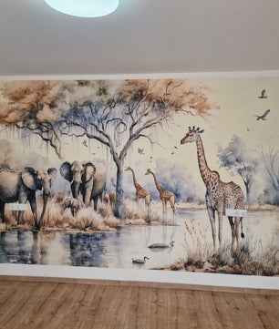 Papel para paredes Selva tropical africana