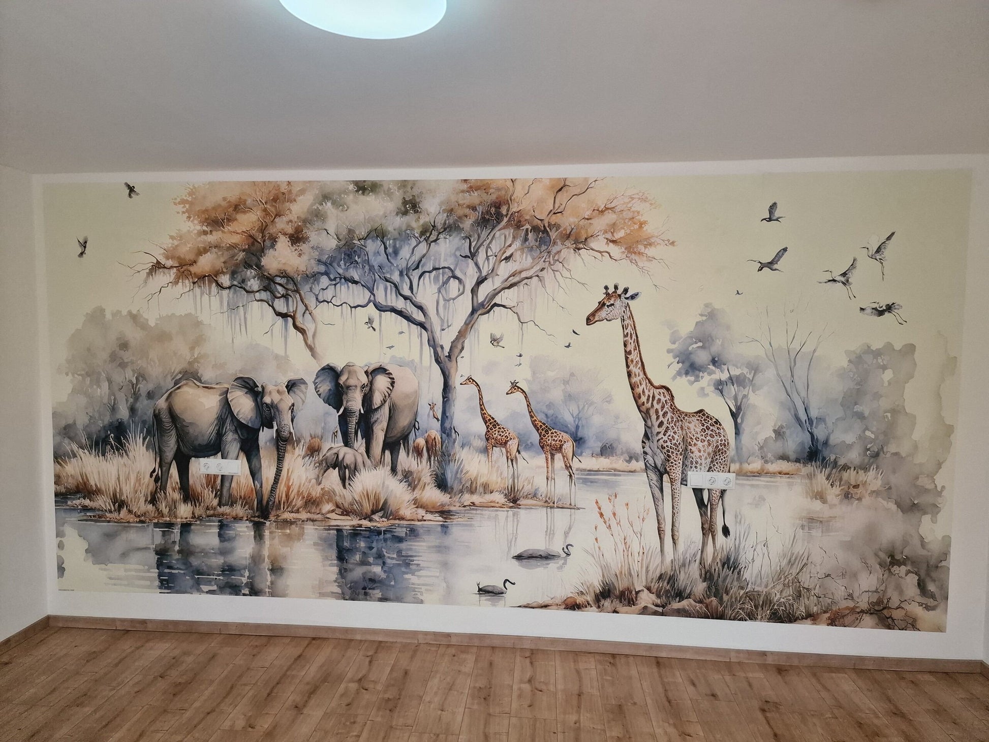 Papel para paredes Selva tropical africana