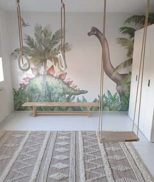Papel para paredes Dinosaurios en la jungla