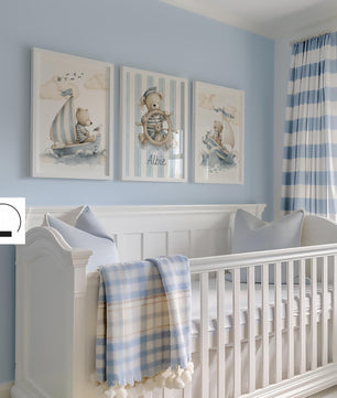 Cuadros Decorativos infantiles Modernos osos teddy Marinero
