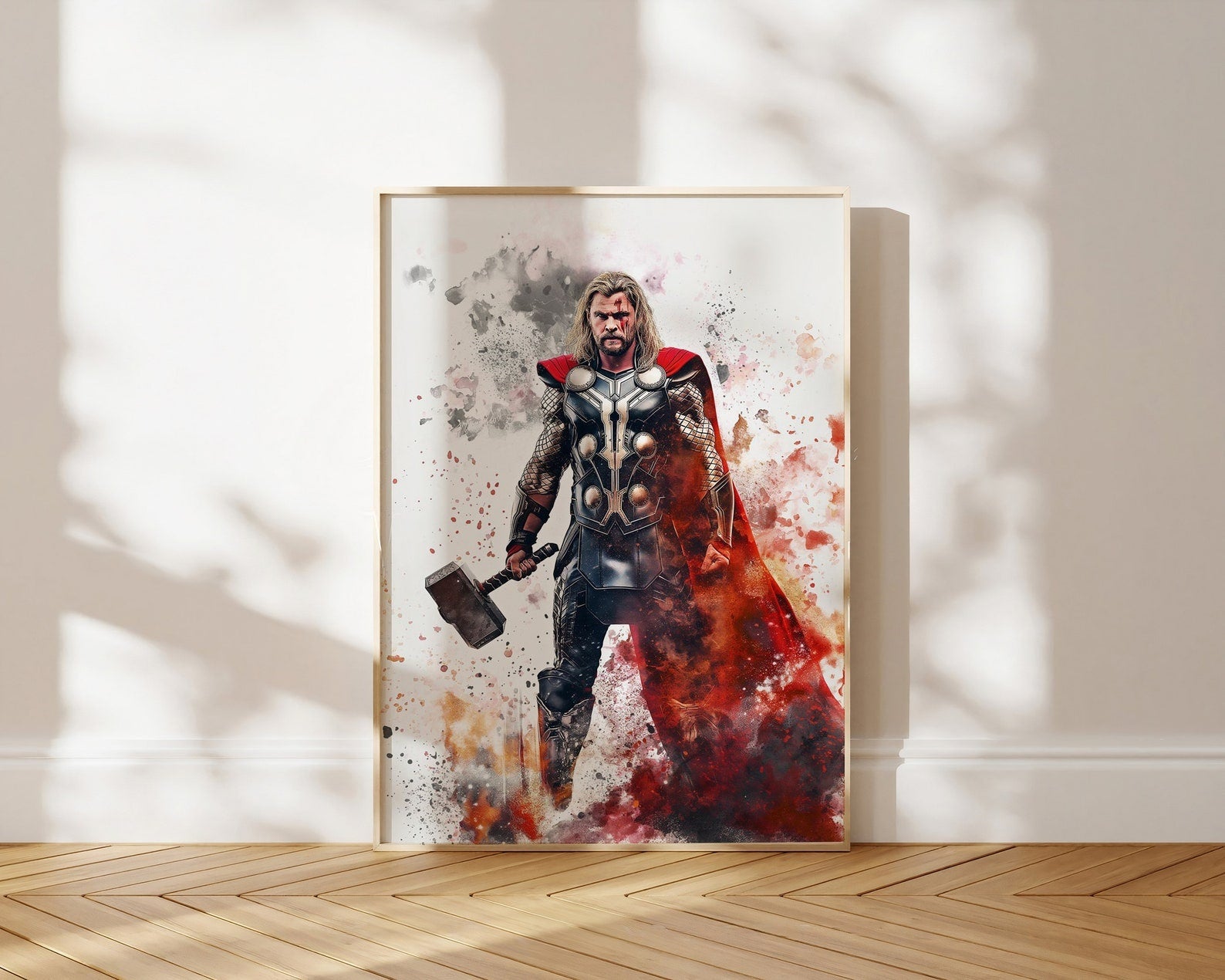 Cuadros Decorativos infantiles Modernos set 6 piezas SuperHeroes arte de pared