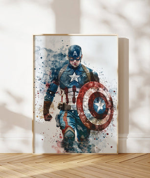 Cuadros Decorativos infantiles Modernos set 6 piezas SuperHeroes arte de pared