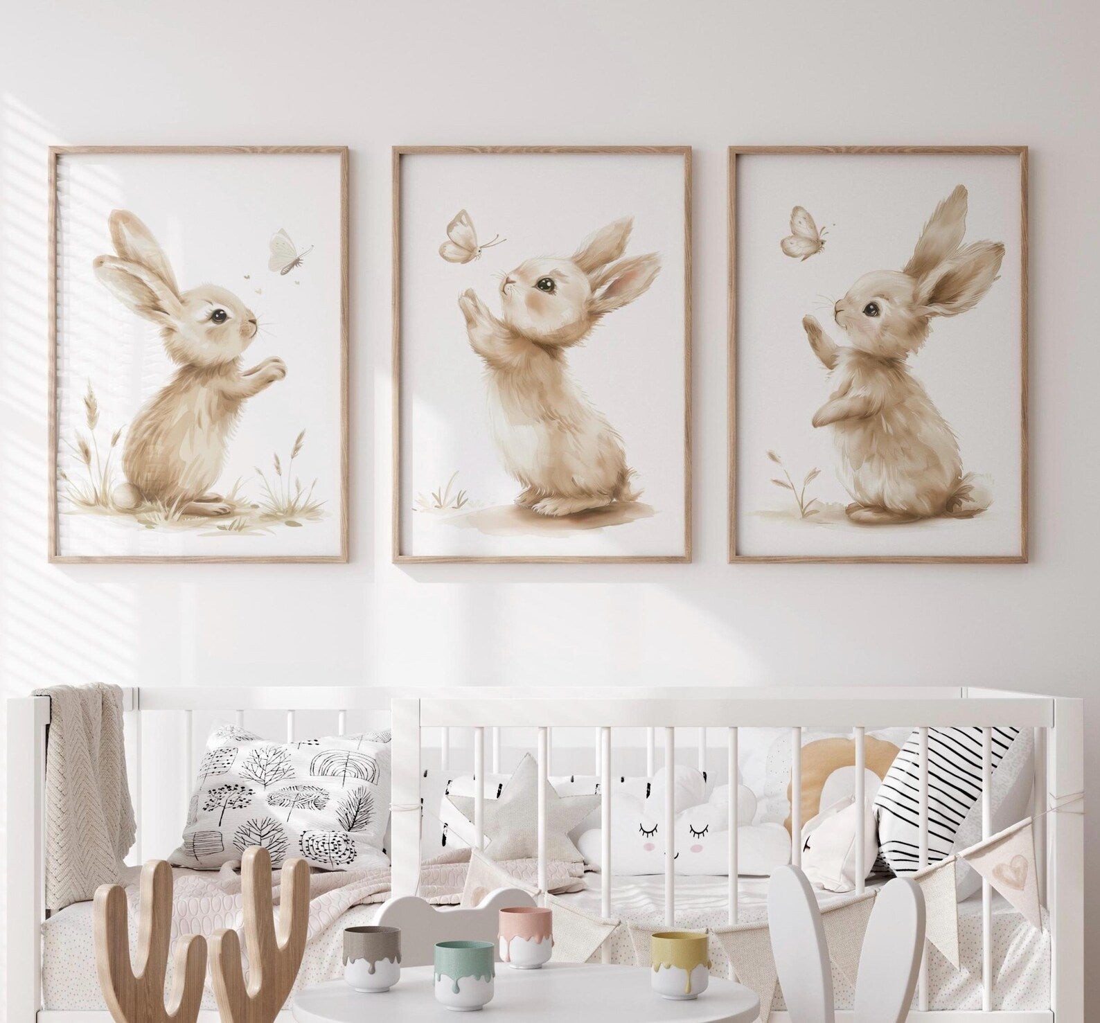 Cuadros Decorativos infantiles Modernos Coneja ilustracion
