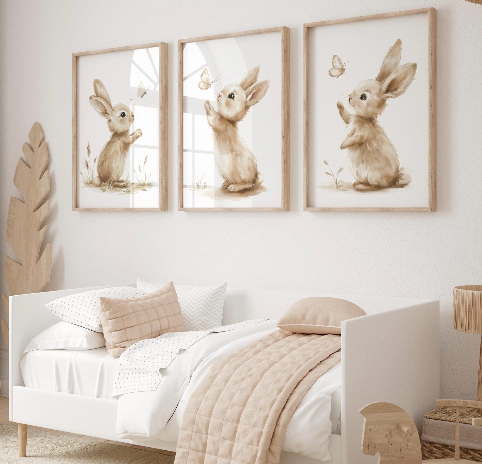 Cuadros Decorativos infantiles Modernos Coneja ilustracion