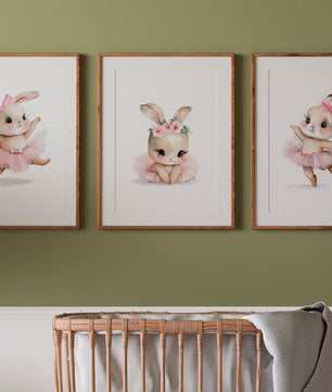Cuadros Decorativos infantiles Modernos Coneja Bailarina