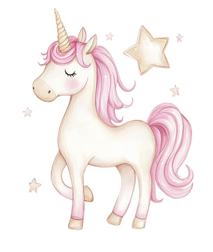Cuadros Decorativos infantiles Modernos de princesas Castillo, unicornio