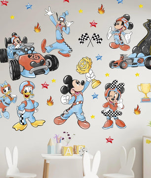 Vinilos decorativos Adhesivos infantiles de Pared mickey corredor
