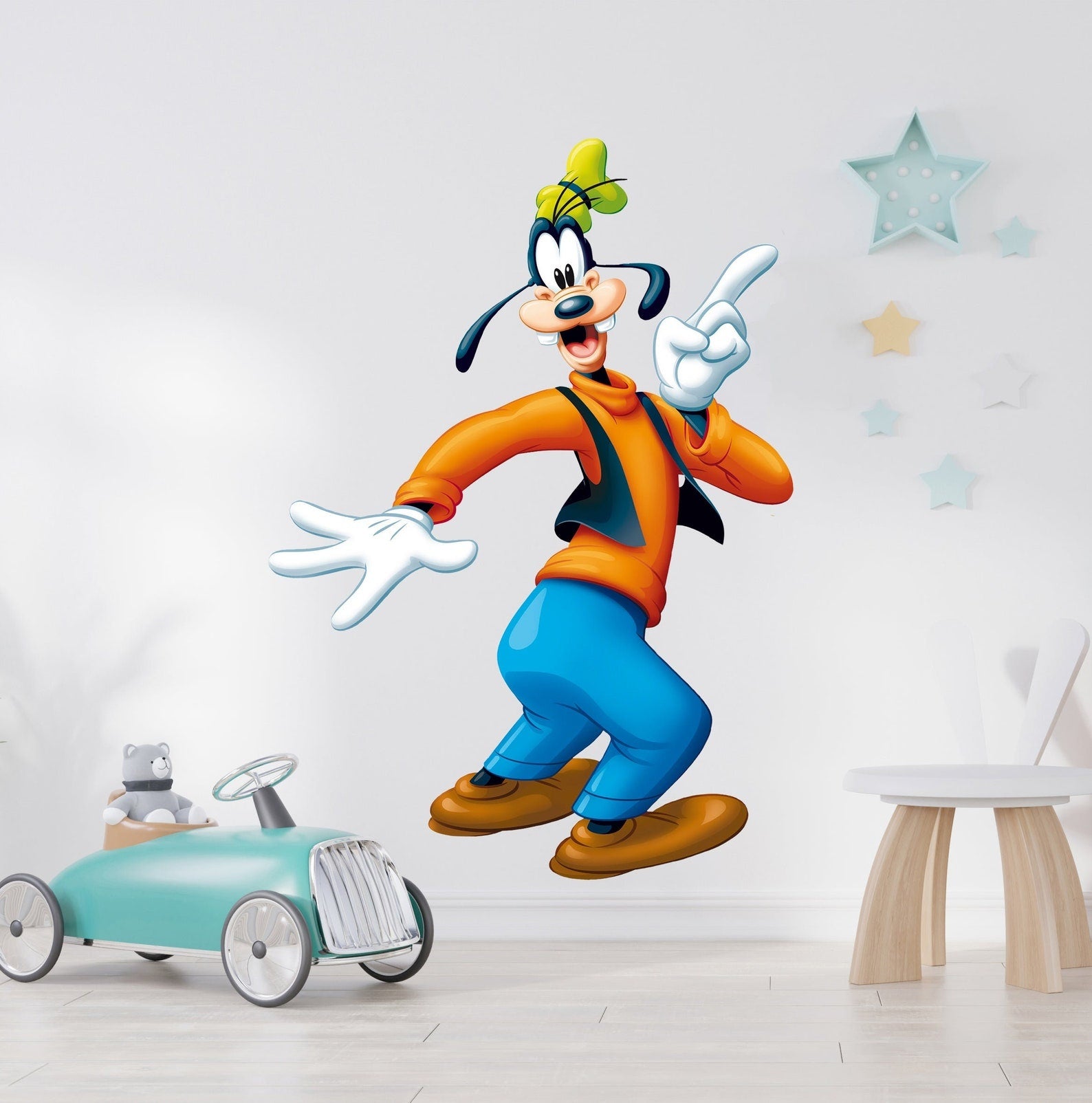 Vinilos decorativos Adhesivos infantiles de Pared mickey goofy