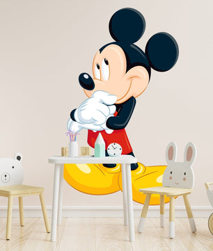 Vinilos decorativos Adhesivos infantiles de Pared mickey pensativo