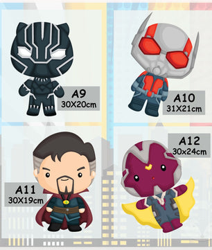 Vinilos decorativos Adhesivos infantiles de pared superheroes