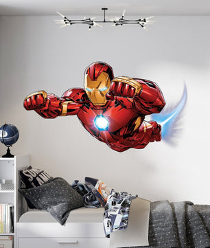 Vinilos decorativos Adhesivos infantiles de pared superheroes iron man