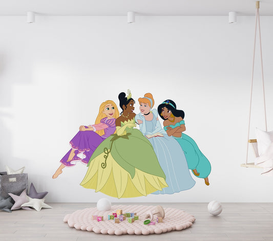 Vinilos decorativos Adhesivos infantiles de Pared princesas mirandose