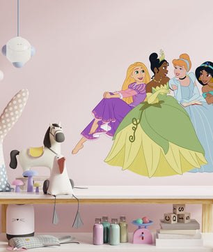 Vinilos decorativos Adhesivos infantiles de Pared princesas mirandose