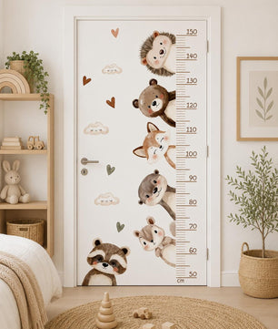 Medidor de altura infantil  animales cute