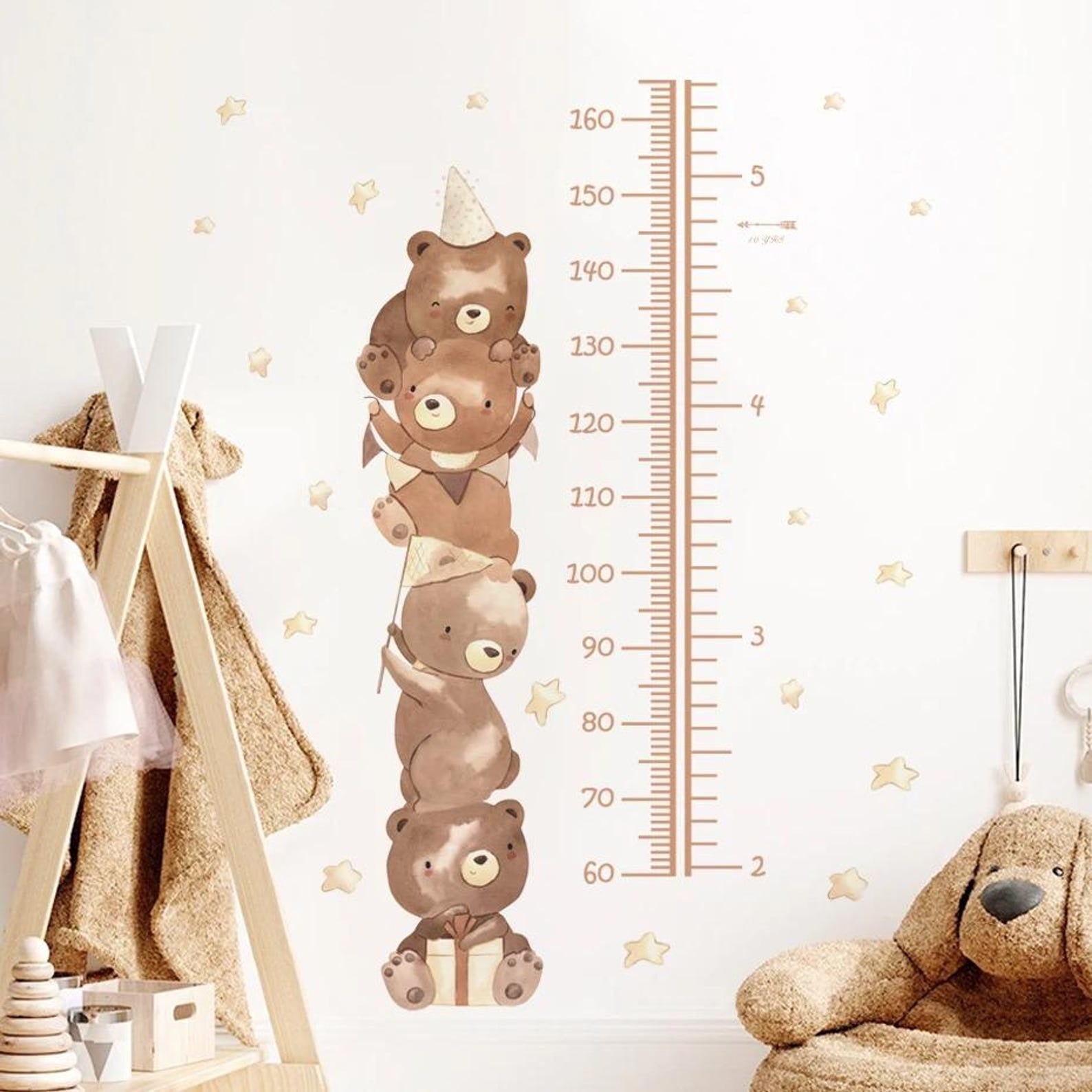 Medidor de altura infantil  osos