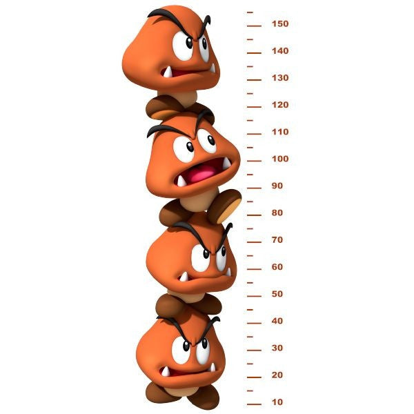 Medidor de altura infantil mario bros 3