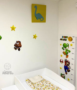 Medidor de altura infantil mario bros 5