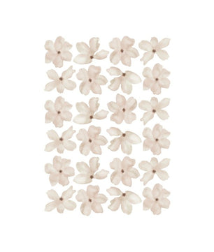 Vinilos decorativos Adhesivos de flores de verano con tono neutro