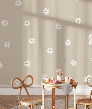 Vinilos decorativos Adhesivos de calcomania de flores infantil para habitacion