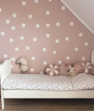 Vinilos decorativos Adhesivos de calcomania de pared con margaritas