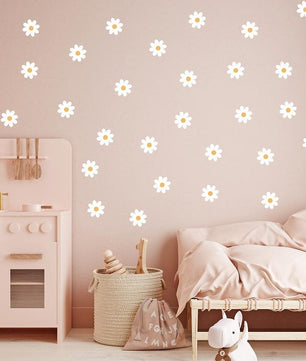 Vinilos decorativos Adhesivos de calcomania de pared con margaritas