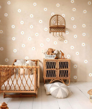 Vinilos decorativos Adhesivos de calcomania de pared con margaritas